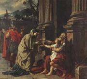 Jacques-Louis David Belisarius (mk02) oil painting on canvas